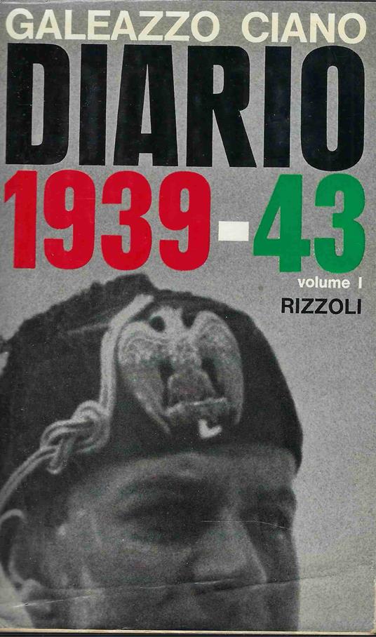 Diario 1939-43 - Galeazzo Ciano - copertina