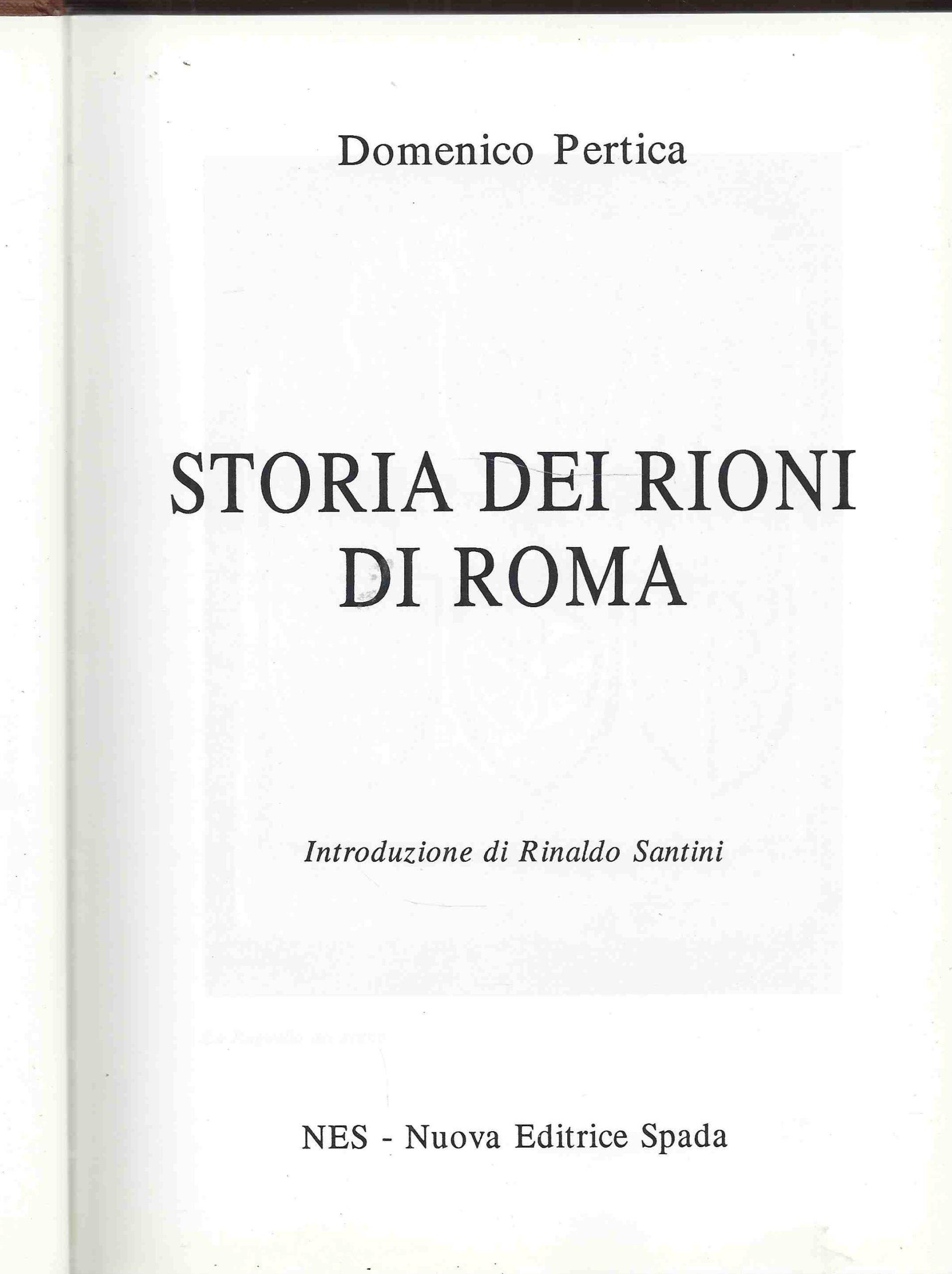 Storia dei rioni di Roma