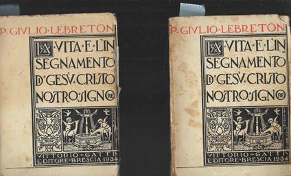 La vita e l'insegnamento di Gesù Cristo Nostro Signore - copertina