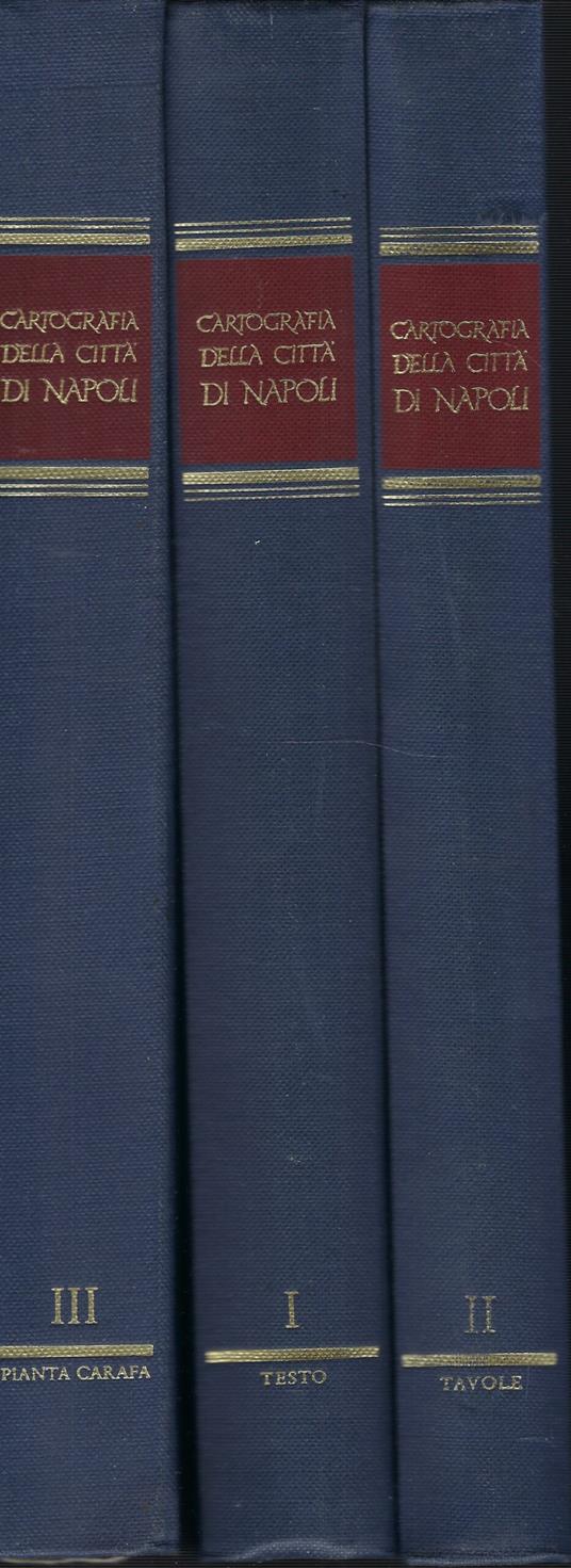 Cartografia della città di napoli - Cesare De Seta - copertina