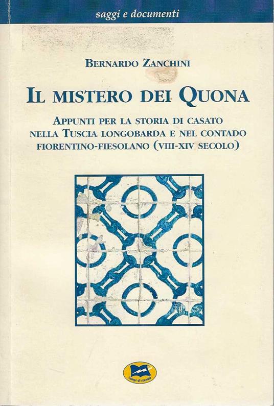 Il mistero dei Quona - Bernardo Zanchini - copertina
