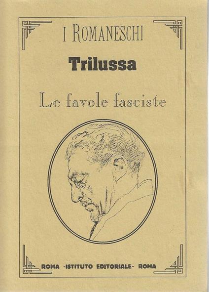 Le favole fasciste - Trilussa - copertina