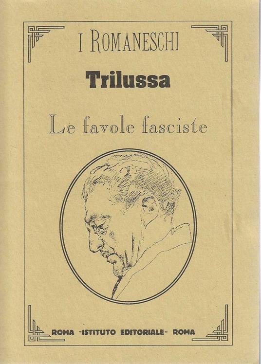 Le favole fasciste - Trilussa - copertina