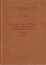 La storia della dottrina e degli ordinamenti dell'esercito italiano - Volume II, Tomo 2°