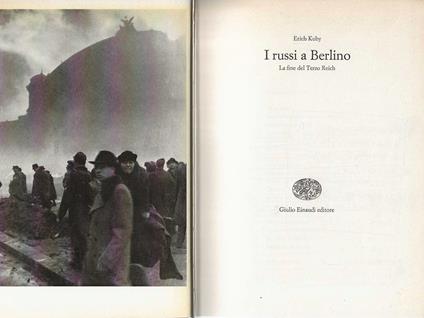 I russi a Berlino - Erich Kuby - copertina