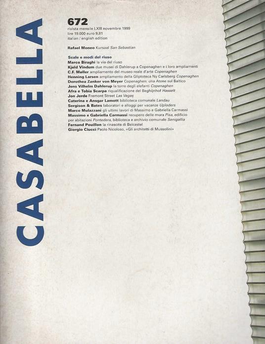 Casabella 672 - copertina