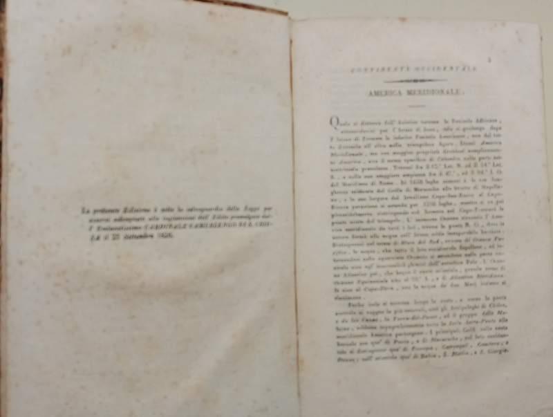 Nuovo Specchio Geografico-Storico-Politico Di Tutte Le Nazioni Del Globo