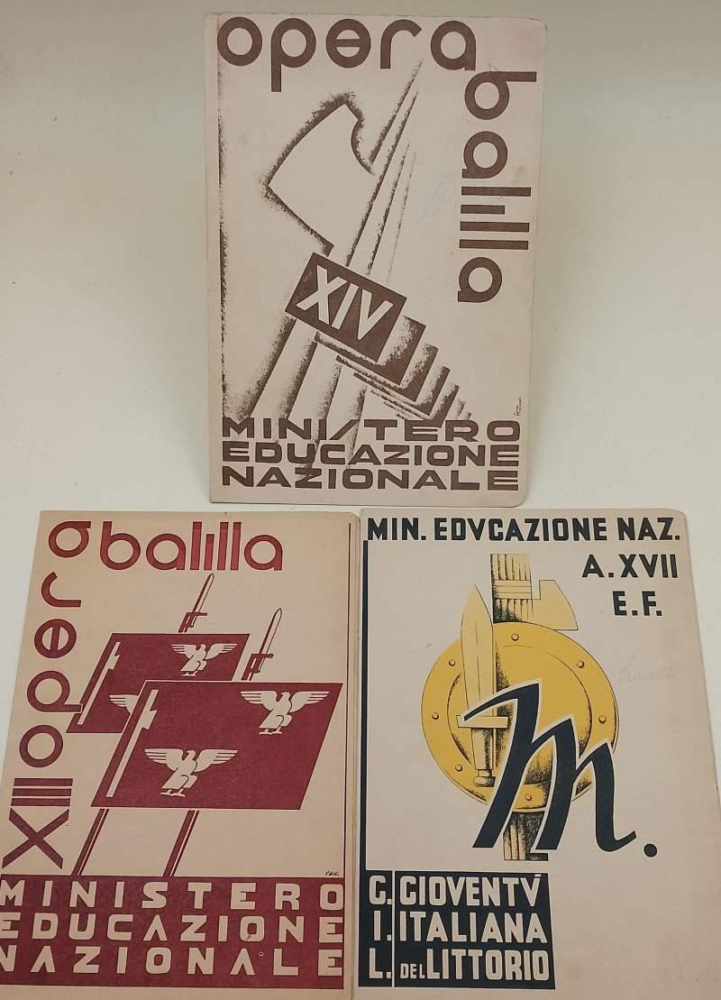Pagelle Scolastiche Anni 1935/1939