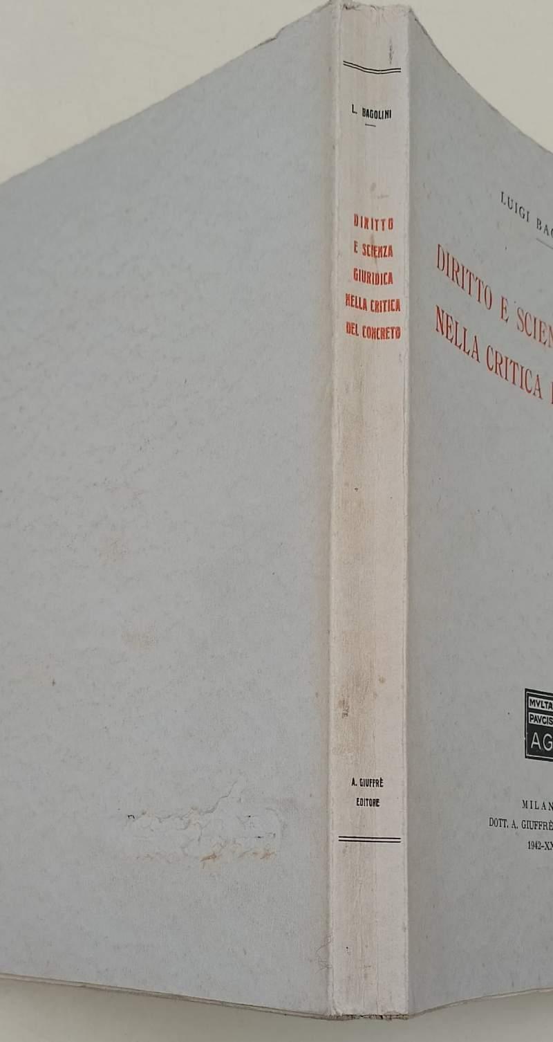Diritto E Scienza Giuridica Nella Critica Del Concreto