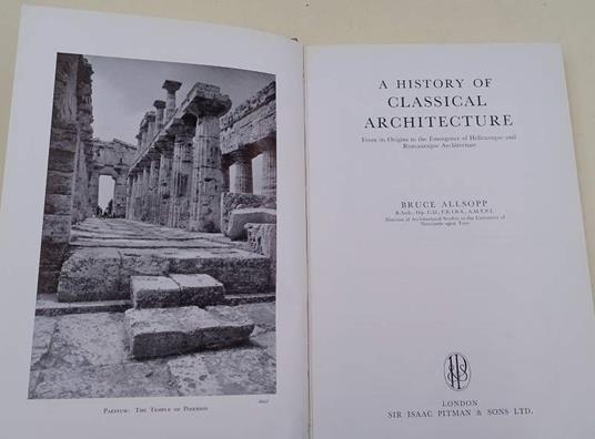 A History Of Classical Architecture - copertina
