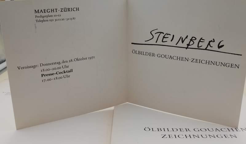 Steinberg-Olbilder Gouachen Seichnungen