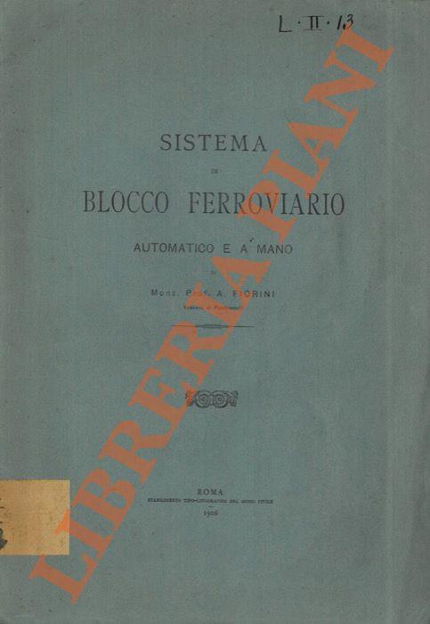Sistema di blocco ferroviario automatico e a mano - copertina