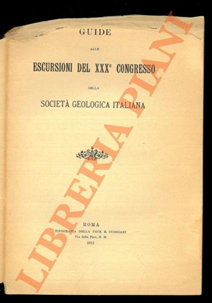 Guide alle escursioni del XXX° Congresso della Società Geologica Italiana - copertina