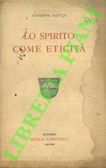 Lo spirito come eticità