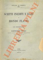 Scritti inediti e rari. Con introduzione di Bartolomeo Nogara