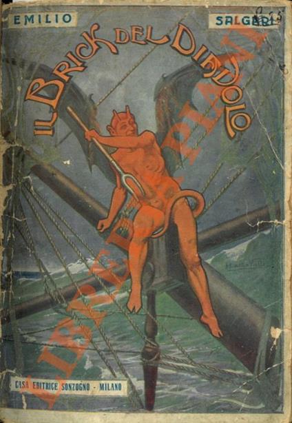 Il Brick del diavolo - Emilio Salgari - copertina