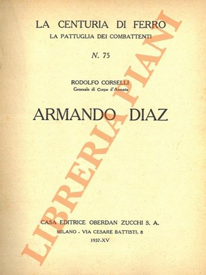 Armando Diaz - Rodolfo Caroselli - copertina