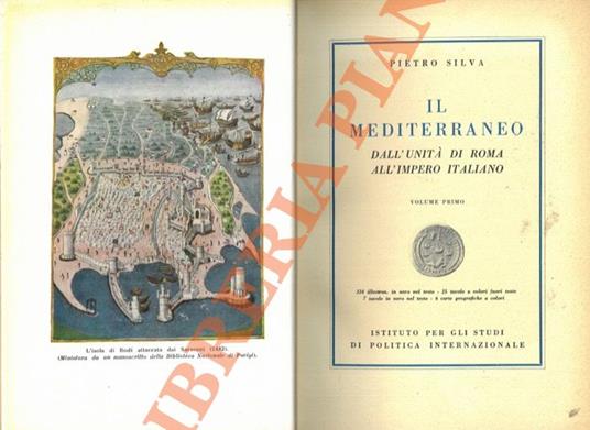 Il Mediterraneo. Dall’unità di Roma all’impero italiano - Pietro Silva - copertina
