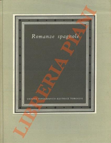 Romanze spagnole - copertina