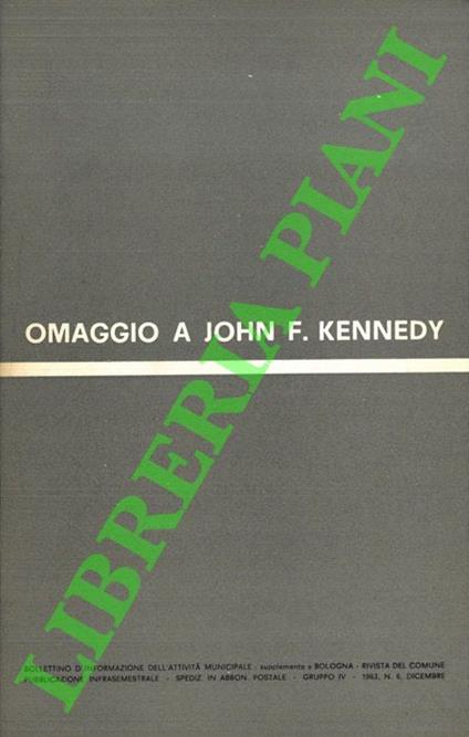 Omaggio a John F. Kennedy - Folco Cecchini - copertina