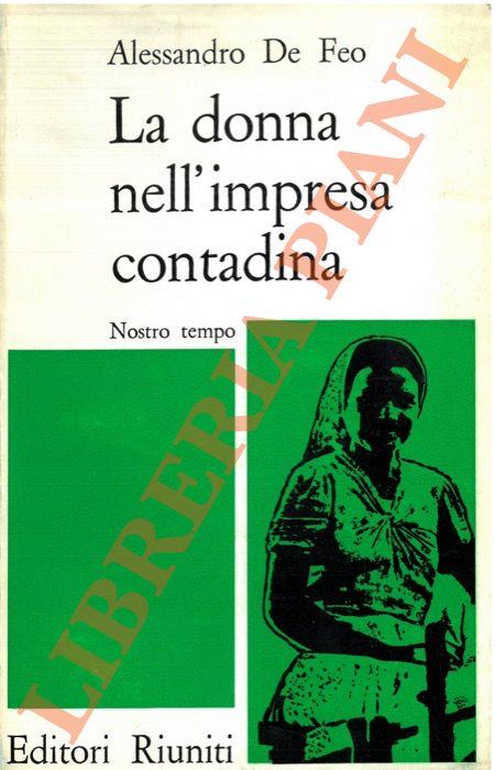 La donna nell’impresa contadina - Alessandro Del Freo - copertina