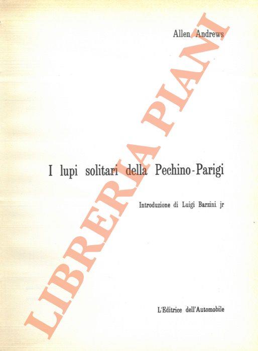 I lupi solitari della Pechino-Parigi - copertina