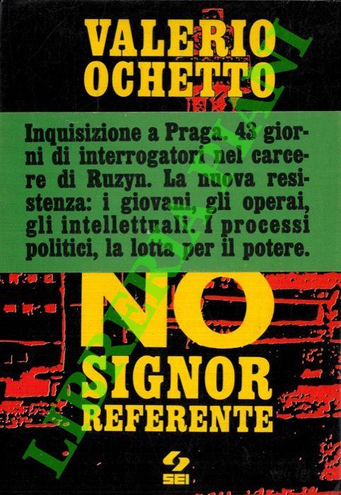 No, signor referente - Valerio Ochetto - copertina
