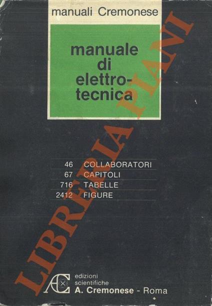 Manuale di elettrotecnica - copertina