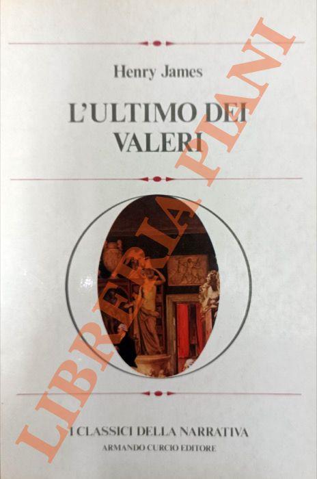 L’ultimo dei Valeri - Henry James - copertina