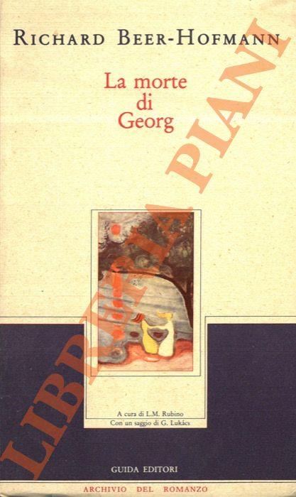 La morte di Georg - Richard Beer-Hofmann - copertina