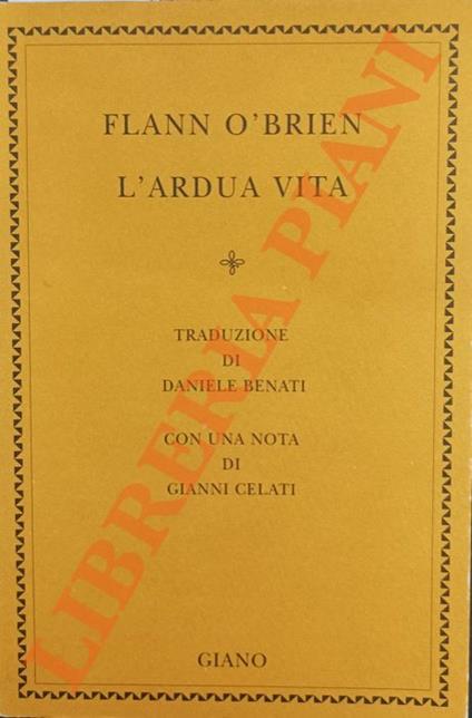 L’ardua vita. Esegesi dello squallore - Flann J. O'Brien - copertina