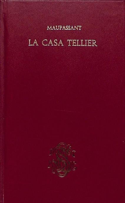 La casa tellier - Guy de Maupassant - copertina