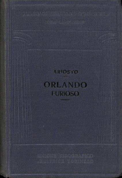 Orlando furioso. Vol. I - Ludovico Ariosto - copertina