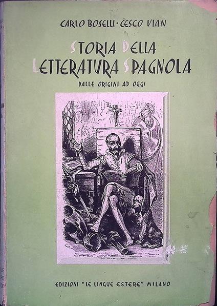 Storia della letteratura spagnola dalle origini ad oggi - copertina