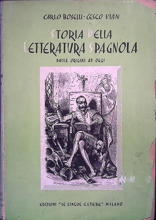 Storia della letteratura spagnola dalle origini ad oggi - copertina