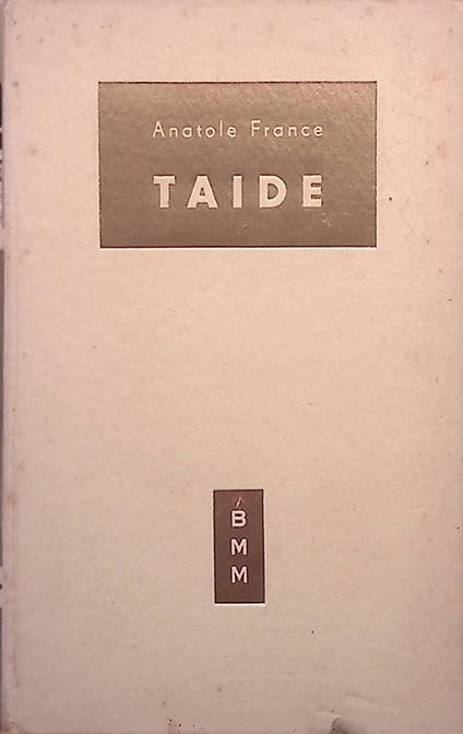 Taide - Anatole France - copertina