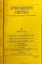 Strumenti critici 14. Febbraio 1971. Rivista quadrimestrale di cultura e critica letteraria