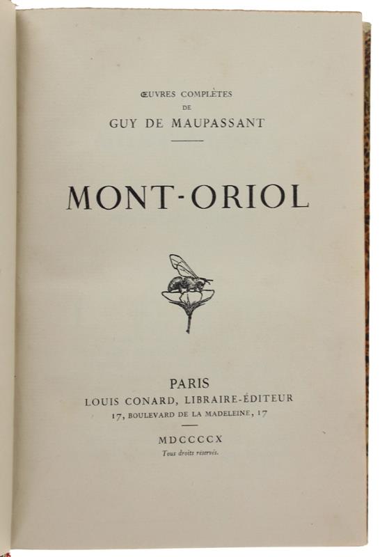 MONT-ORIOL. Roman