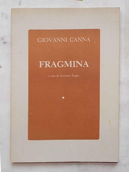 Fragmina - Giovanni Cannata - copertina