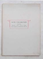 Note vagabonde di ore troppo brevi e fuggenti vissute assieme attraverso Adriatico - Jonio - Tirreno e Ligure dal 31 agosto al 12 settembre 1933