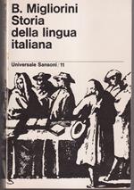 Storia della lingua italiana