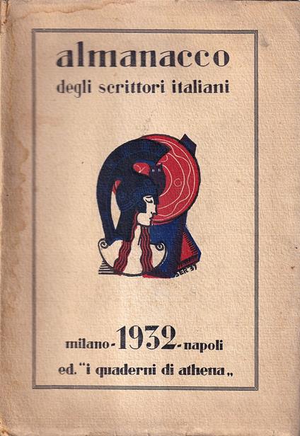 Almanacco degli scrittori italiani - 1932 - copertina