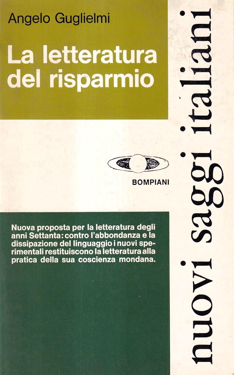 La letteratura del risparmio