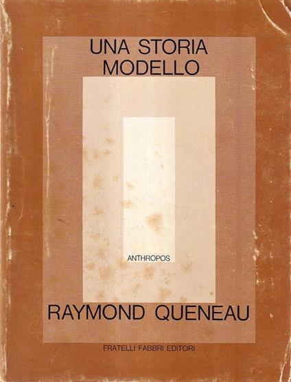 Una storia modello - Raymond Queneau - copertina