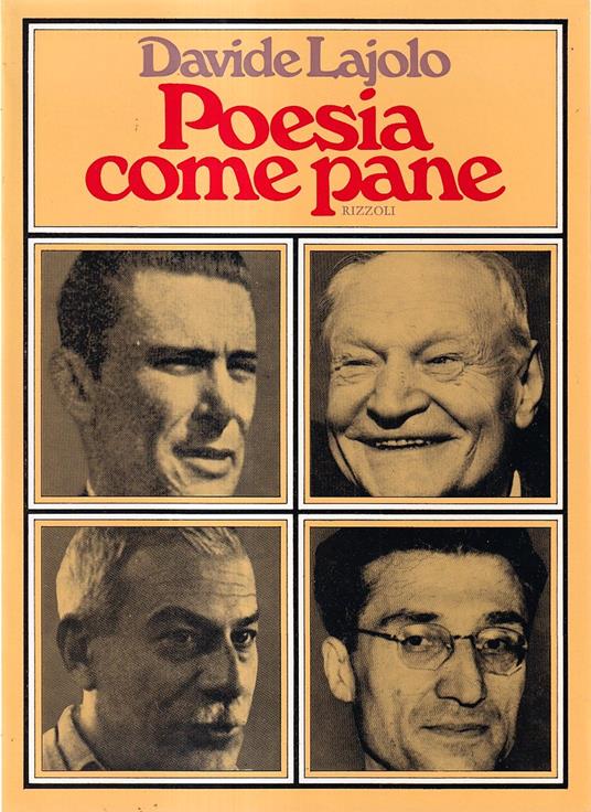 Poesia come pane. Incontri e saggi - Davide Lajolo - copertina