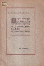 Origine e sviluppo del Porto di Livorno durante il governo di Ferdinando Primo dei Medici