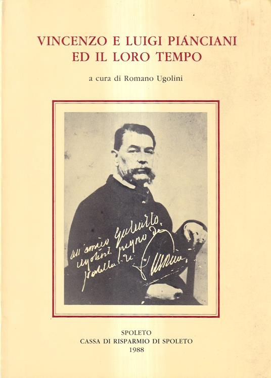 Vincenzo e Luigi Pianciani ed il loro tempo - copertina