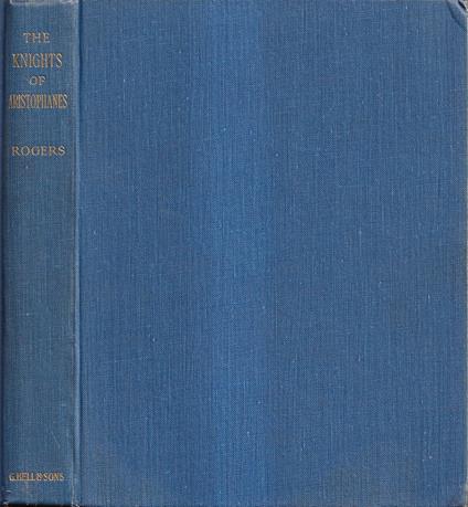 The Knights of Aristophanes: The Greek Text Revised - Aristofane - copertina