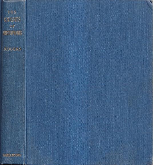 The Knights of Aristophanes: The Greek Text Revised - Aristofane - copertina