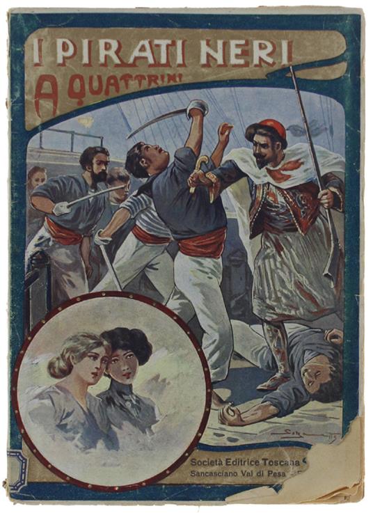 I Pirati Neri. Romanzo Di Avventure - copertina